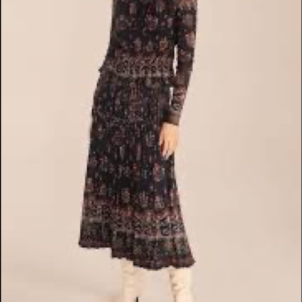 Rebecca Taylor Fleur Mesh Midi Skirt